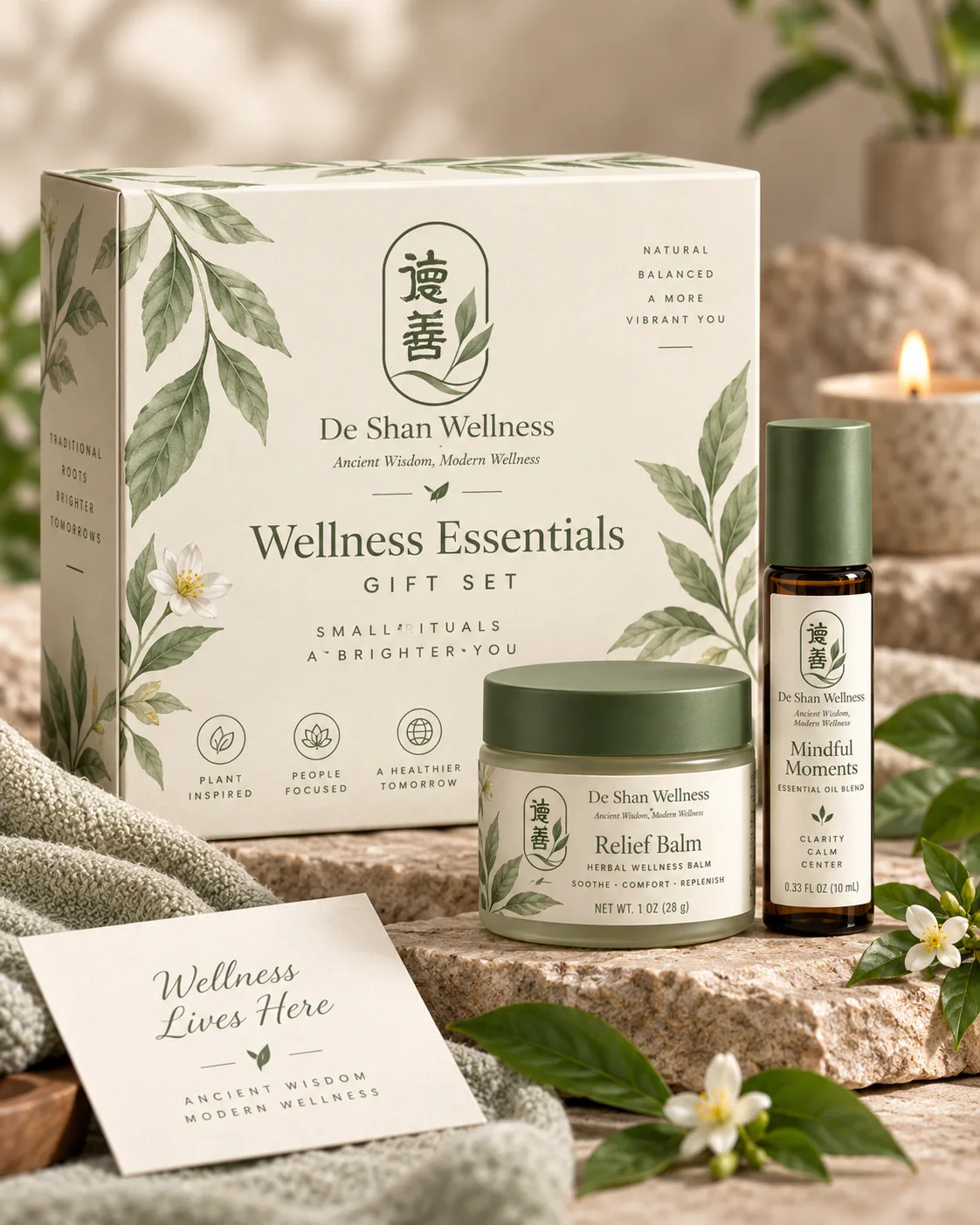 De Shan Wellness Essentials gift set